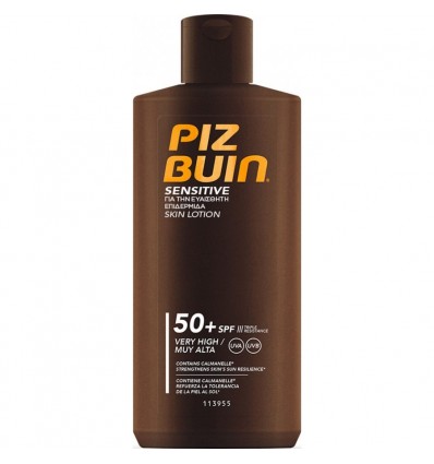 Piz Buin High Protection Sun Lotion for Sensitive Skin SPF50 200ml