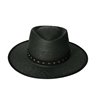 Azadé Azadé Ψάθινo Καπέλο Μαύρο Handmade