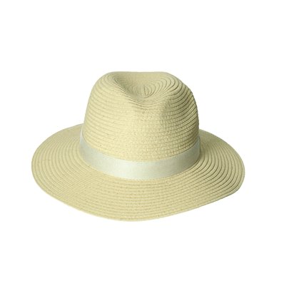 Azadé Azadé Panama Hat Natural Lurex/Ecru
