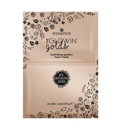 essence the glowin' golds hydrating golden face mask 01 Golden State Of Mind 20ml