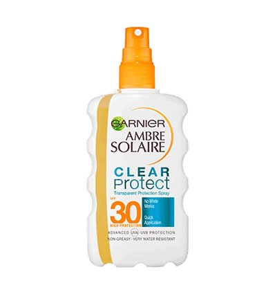 Ambre Solaire Spray Clean Protect με Ανάλαφρη Υφή SPF30 200ml