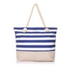 Azadé Beach Bag Blue/White