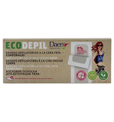 Daen Body Wax Strips Eco Depil 8pcs