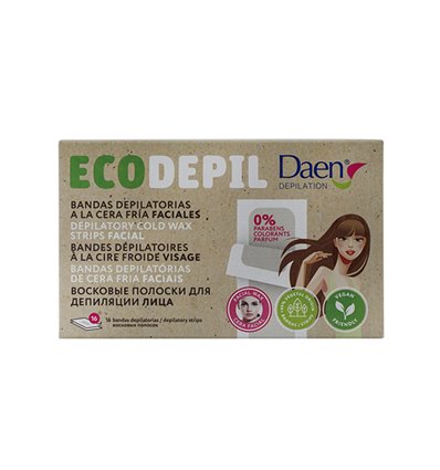 Daen Facial Wax Strips Eco Depil 8pcs