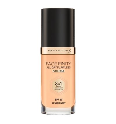 Max Factor Facefinity All Day Flawless Foundation 44 Warm Ivory 30ml