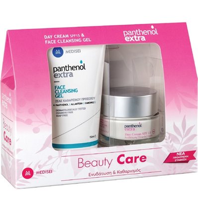 Panthenol Extra Promo Pack Day Cream Spf15 50ml & Face Cleansing Gel 150ml 