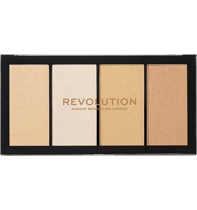 Makeup Revolution Reloaded Highlighter Palette Lustre Lights Warm 20g