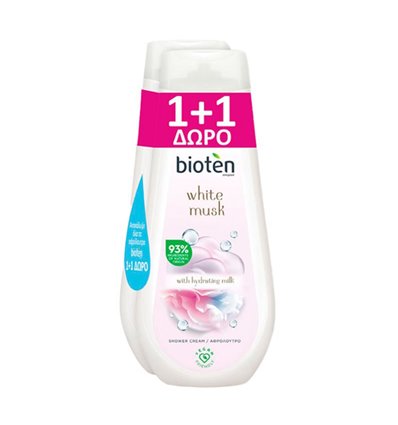 Bioten White Musk Shower Cream 2 x 750ml 