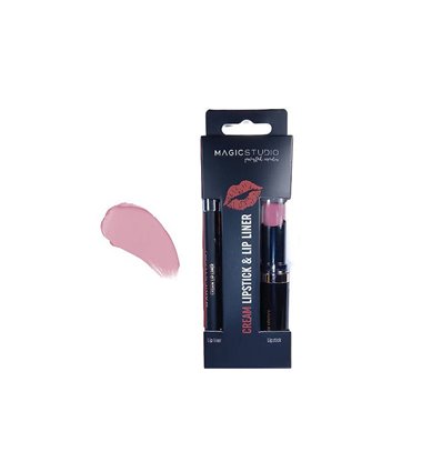  Magic Studio Cream Lipstick & Lipliner – Κραγιόν 3,8ml & Μολύβι 1g No 02 Nude 