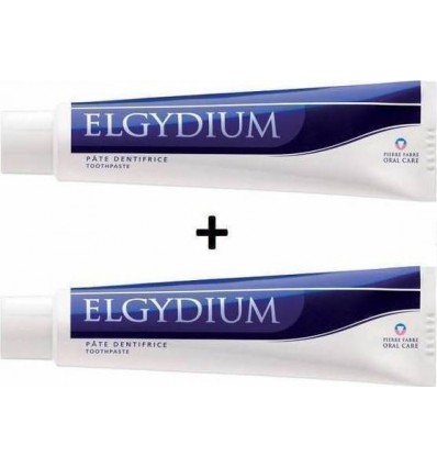 Elgydium Antiplaque Jumbo Οδοντόκρεμα κατά της Οδοντικής Πλάκας 2x100ml