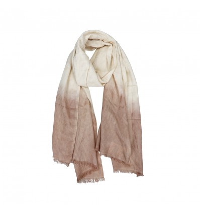Azade scarf white/beige