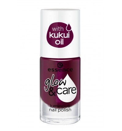 essence glow & care luminous nail polish 06 berry caring 8ml