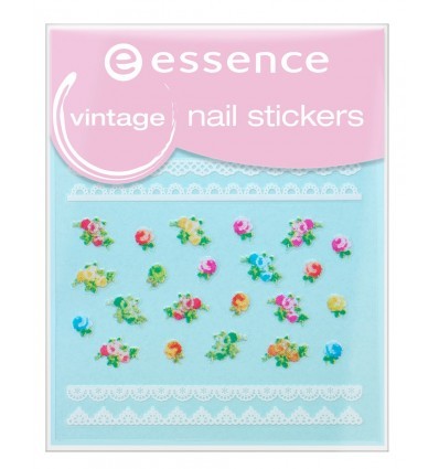 essence nail stickers 17 vintage 27pcs