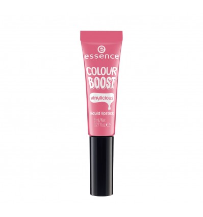 essence colour boost vinylicious liquid lipstick 03 pink interest 8ml
