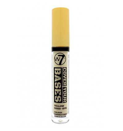 W7 Cover Your Bases Colour Correcting Concealer Yellow Good-Bye