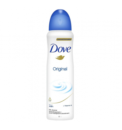 Dove Original with Vitamin E Αποσμητικό 48h σε Spray 150ml
