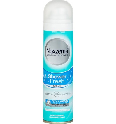 Noxzema Shower Fresh Natural 48h Antiperspirant Deodorant Spray 150ml