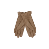 Azade beige PU leather gloves