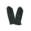 Azade black PU leather gloves
