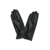 Azade black PU leather gloves