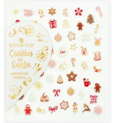 essence Limited Edition Cookies for Santa scented nail stickers