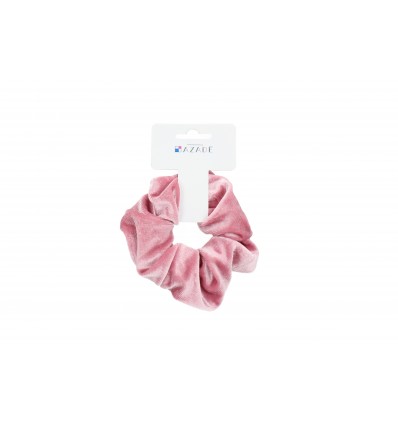 Azadé Velvet Pink Scrunchie