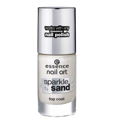 essence nail art sparkle sand top coat 24 i feel gritty! 8ml