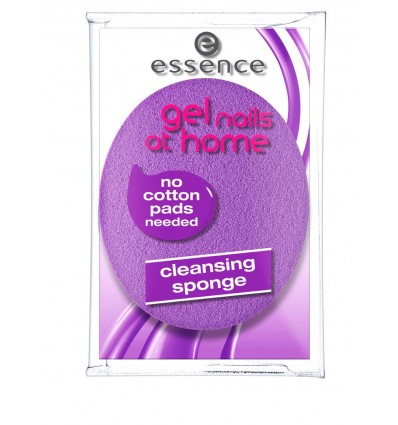 essence gel nails at home cleansing sponge