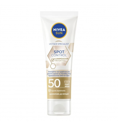 Nivea Sun Spot Control Luminous630 Spf50+ Face Cream 40ml