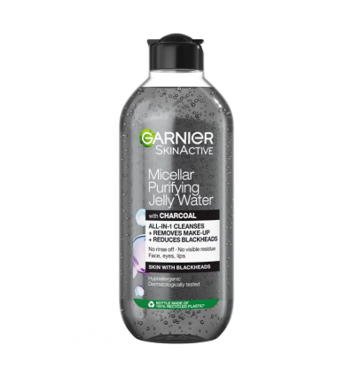 Garnier SkinActive Micellar Purifying Jelly Water Νερό Καθ. Προσώπου με Άνθρακα 400ml
