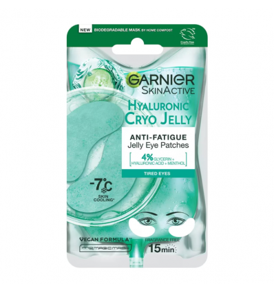Garnier Skinactive Hyaluronic Cryo Anti-Fatigue Jelly Eye Patches 5g