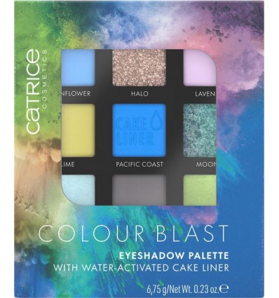Catrice Colour Blast Eyeshadow Palette 020 Blue meets Lime