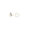 Azadé σκουλαρίκια σε σχήμα καρδιάς