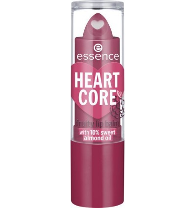essence HEART CORE fruity lip balm 05 Bold Blackberry 3g