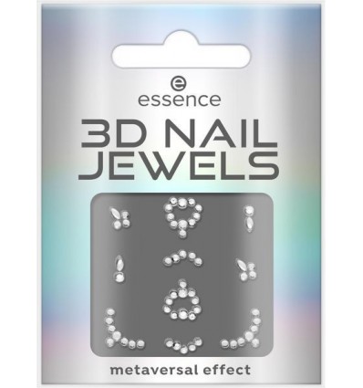 essence 3D NAIL JEWELS 02 mirror universe 10pcs