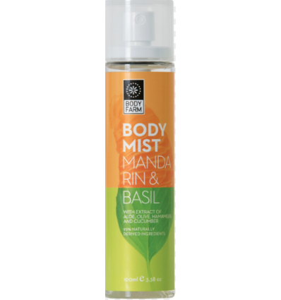 Bodyfarm Body Mist Basil Mandarin 100ml