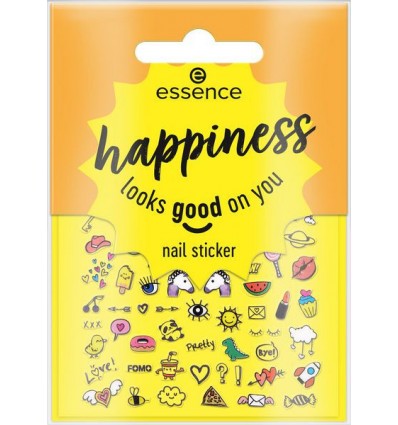 essence happiness looks good on you nail sticker 57pcs