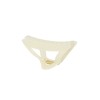 Hair Claw open triangle white
