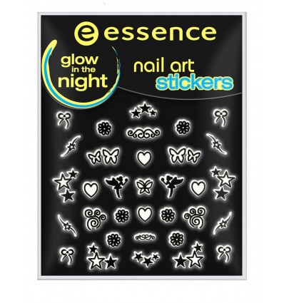 essence nail art stickers 12 glow in the night