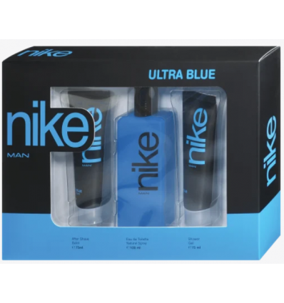 Nike Ultra Blue Man Set EDT 100ml & After Shave Balm 75ml & Shower Gel 75ml