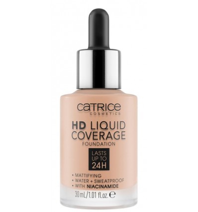 Catrice HD Liquid Coverage Foundation 020 Rose Beige 30ml