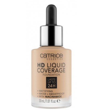 Catrice HD Liquid Coverage Foundation 032 Nude Beige 30ml