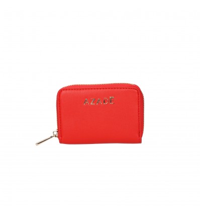 Azadé mini wallet cherry red
