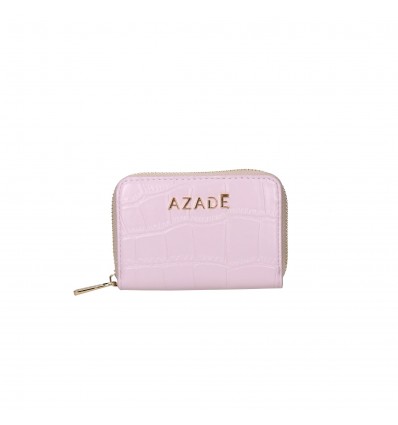 Azadé mini wallet croco pink