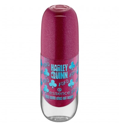 essence Harley Quinn HOLO BOMB effect nail lacquer 01 XOXO, Harley 8ml