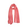 Azade embroidered scarf coral