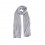 Azade embroidered scarf grey