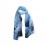 Azade blue printed scarf