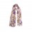 Azade floral scarf purple