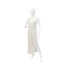 Azade knitted maxi dress white